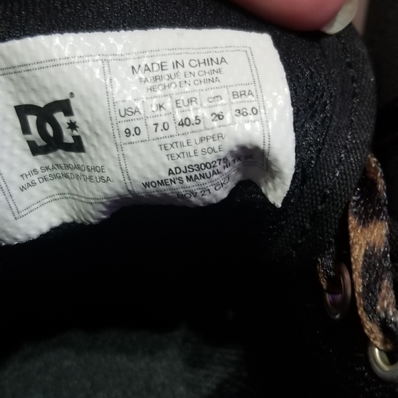 Women's DC high tops sz 9 NEW - Picture 5 of 8